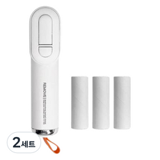 모나코올리브 먼지 올케어 더스트 제로 스틱 + 리필 3p 세트, 화이트, 2세트