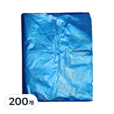 재활용 평판 비닐봉투 55 청색, 30L, 200개