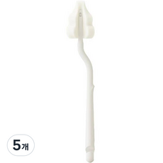 모윰 롱커브 스펀지 젖꼭지솔, 5개, 코코넛