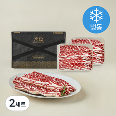 미국산 LA꽃갈비 선물세트 (냉동), 2세트, 2kg