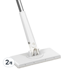 Jinlight 可拆卸式平板拖把 珍珠白, 2個