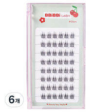 BbiBbi Lash 免膠水假睫毛, 6個, Glam