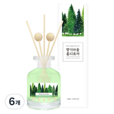 향기마을 실내용 홈 디퓨저, 피톤치드, 150ml, 6개
