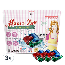 맘스럽 울트라 파우치 캡슐세제, 100개입, 3개