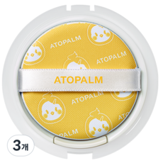 아토팜 톡톡 페이셜 선팩트 리필 SPF43 PA+++, 15g, 3개
