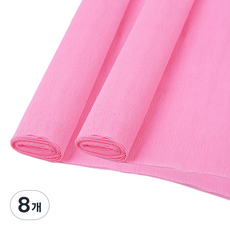 마다꾸미 주름 구김지 03 라이트핑크, 50 x 250 cm, 8개