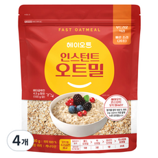 heyoat 燕麥100即食燕麥片, 800g, 4個