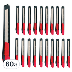 마패드 소프트 커터칼 9mm, 60개