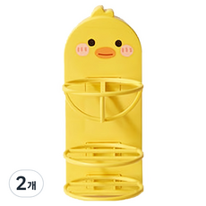 폴라 리틀 옐로우덕 시리즈 뷰티 퍼프 홀더 에그랙, 2개