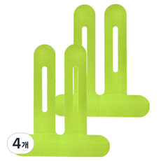 헬씨샵 스포츠 무릎 보호 근육패치 연두, 4개