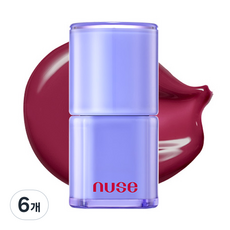 누즈 케어 립추얼 틴트, 09 디핀 체리, 4.5g, 6개