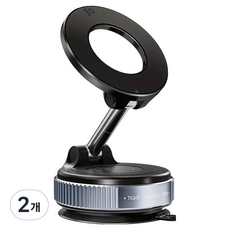 CARTEM 車用折疊式真空吸附MagSafe磁吸支架, 黑色, 2個