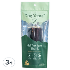 독이어스 강아지 사슴정강이뼈 간식 소, 65g, 3개, 혼합맛(소고기/사슴고기)