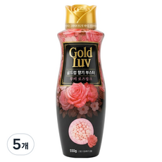 골드럽 섬유 향기부스터 루비 로즈핑크, 550g, 5개