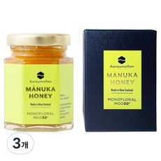허니마더 모노플러럴 마누카꿀, 3개, 70g