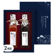 약선 헛개나무꿀 400g + 밤꿀 400g 선물세트, 2세트