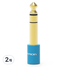 VEnTIOn 威迅 5.5 6.35 6.5 M 轉 3.5 F 音源轉接頭, 2個, VAB-S01-L