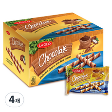 LAGEO 巧克力威化棒, 800g, 4個