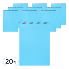 꾸꾸까까 컬러 종합장 16절 24매, 블루, 20개