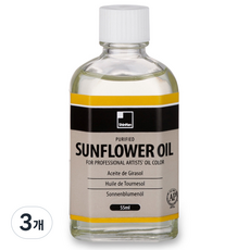 ShinHanart 油畫輔助劑 葵花籽油 33201, 55ml, 3個