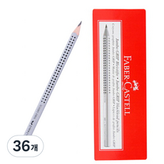 FABER-CASTELL 輝柏 111900大握把鉛筆 B, 銀, 36個