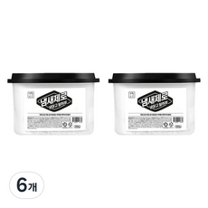 Saenghwalgongsik 帶有沸石除臭劑的冰箱除臭劑, 300g, 6個