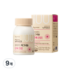 Vfood 韓國益力多鎂 800mg, 60顆, 9個