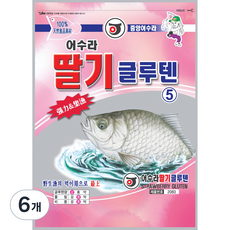 중앙어수라 딸기 글루텐 5, 190g, 6개