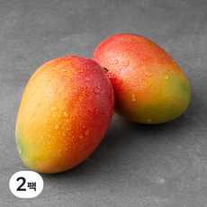 더로얄 페루 애플망고 2입, 700g, 2팩