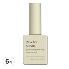 더네일샵 레블리 베이직 코어젤 베이스젤, 10ml, 6개