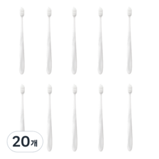 더벨라 초극세사 소프트 미세모 라운딩 칫솔 D320322, 1개입, 20개