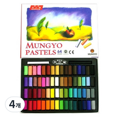 MUNGYO 方形粉彩, 64色, 4個