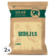 대주 알마니 산란계용 사료, 1.5kg, 2개