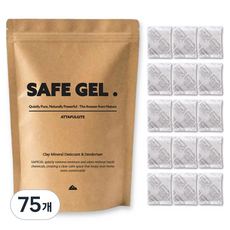 Safe Gel 食品級家用無紡布矽膠乾燥劑, 75個, 20g