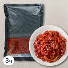 디스이즈 꼬들 오징어젓, 1kg, 3개
