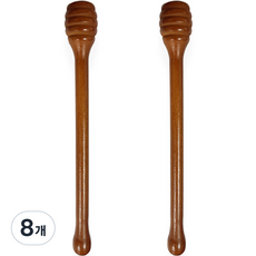 옻칠 나무 꿀뜨개, 내츄럴, 8개
