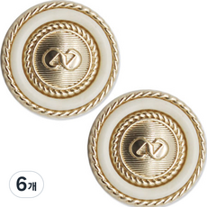 Button King 東大門鈕扣王 Dona 鈕扣 18mm, 象牙白 G, 6個