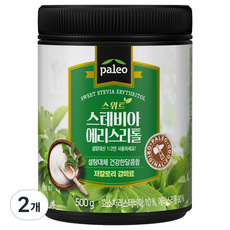 paleo 甜菊糖赤藻糖醇低卡路里甜味劑, 500g, 2個
