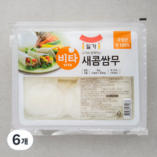 일가 비타 새콤쌈무, 3kg, 6개