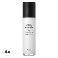 FLOUN 紅蘿蔔混合乳霜噴霧, 100ml, 4瓶