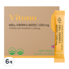 Vitono 李王在博士 維他命C 1000mg, 60包, 6個