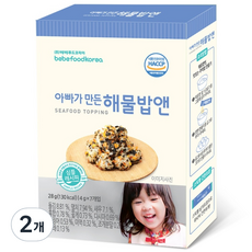 베베푸드 아빠가 만든 해물밥앤 후레이크, 28g, 2개