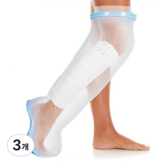 FLEX LINE 附防滑墊石膏防水套 腿部 M, 藍色, 3個