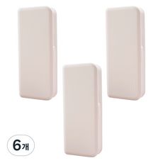 일상속반짝 하드 펜케이스, 화이트, 6개