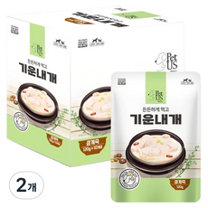 펫어스 생후 3개월 이후 반려동물 기운내개 습식파우치 10p, 닭, 1.2kg, 2개