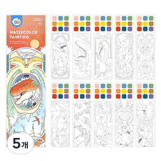 Joan Miro 水彩塗色遊戲, 5個, 恐龍冒險