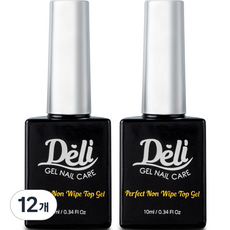 Deli Beauty Perfect 免清上層美甲凝膠, 透明, 10ml, 12個