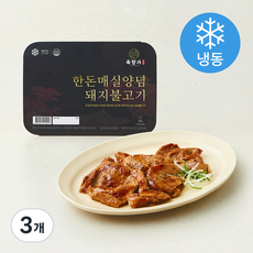 육향가 한돈 매실 양념 돼지 불고기 (냉동), 300g, 3개