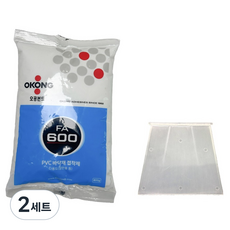OKONG 接縫黏著地板膠水 800g + 刮刀組, 2套