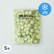 껍질제거 포도 (냉동), 5개, 1kg